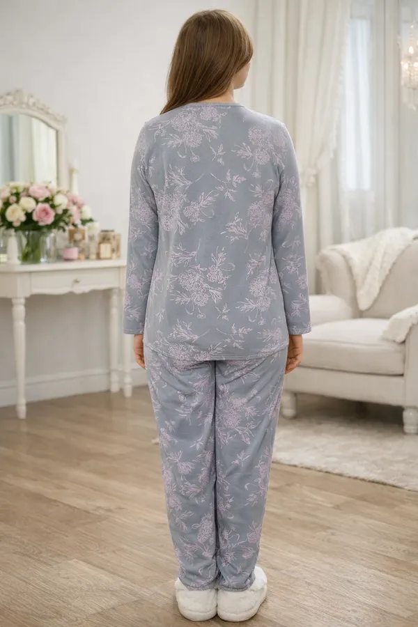 Костюм с брюками 39064 НАТАЛИ, серый - фото 2