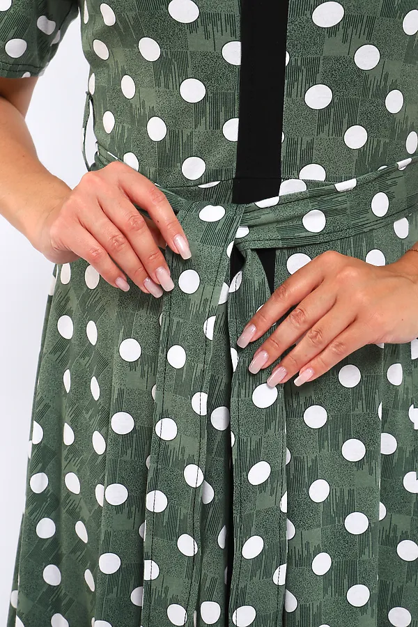 Платье 39059 НАТАЛИ, зеленый - фото 2