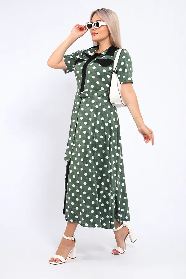 Платье 39059 НАТАЛИ, зеленый - фото 2