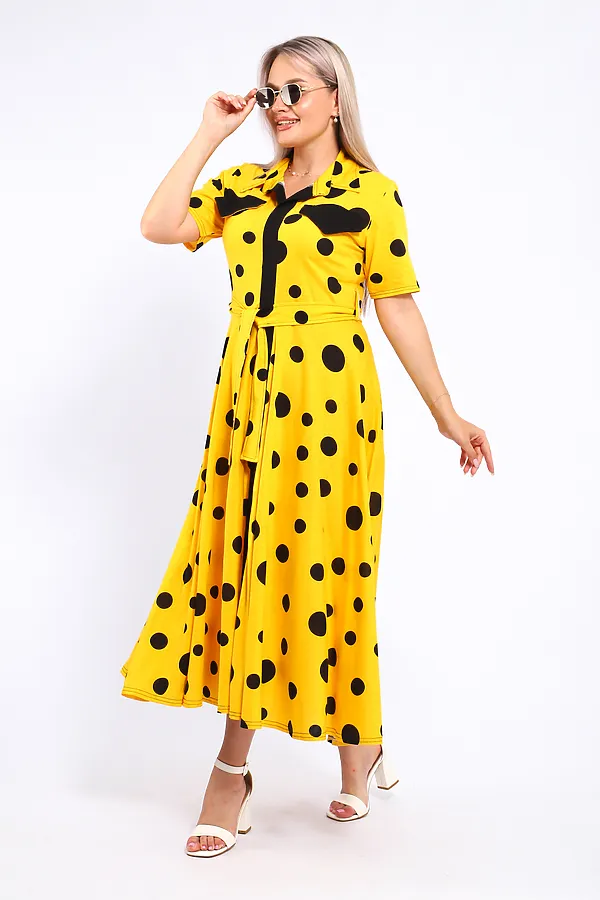 Платье 39059 НАТАЛИ, желтый - фото 2