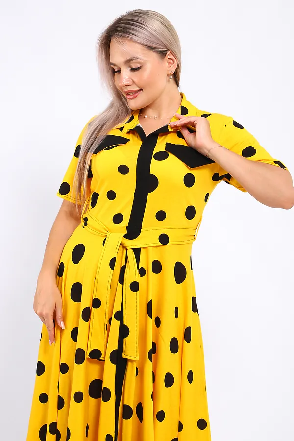 Платье 39059 НАТАЛИ, желтый - фото 2