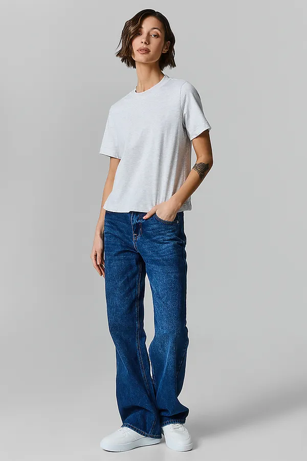 Футболка женская MARK FORMELLE, св.серый меланж 4306-а - фото 2