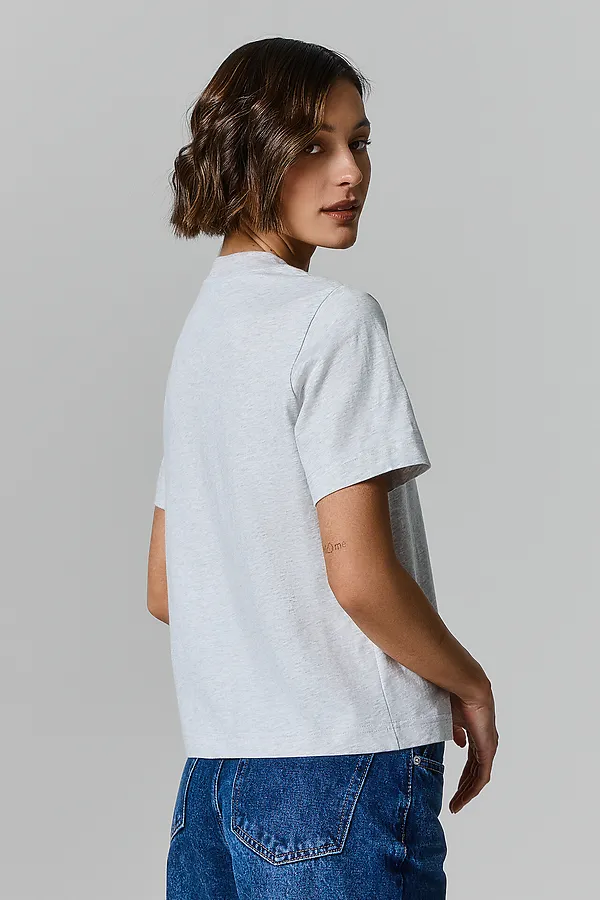 Футболка женская MARK FORMELLE, св.серый меланж 4306-а - фото 2