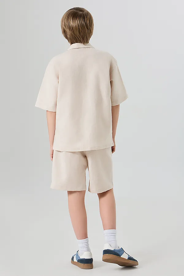 Костюм для мальчиков (жакет, шорты) MARK FORMELLE, платина - фото 2