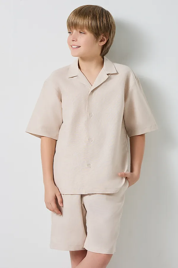 Костюм для мальчиков (жакет, шорты) MARK FORMELLE, платина - фото 2