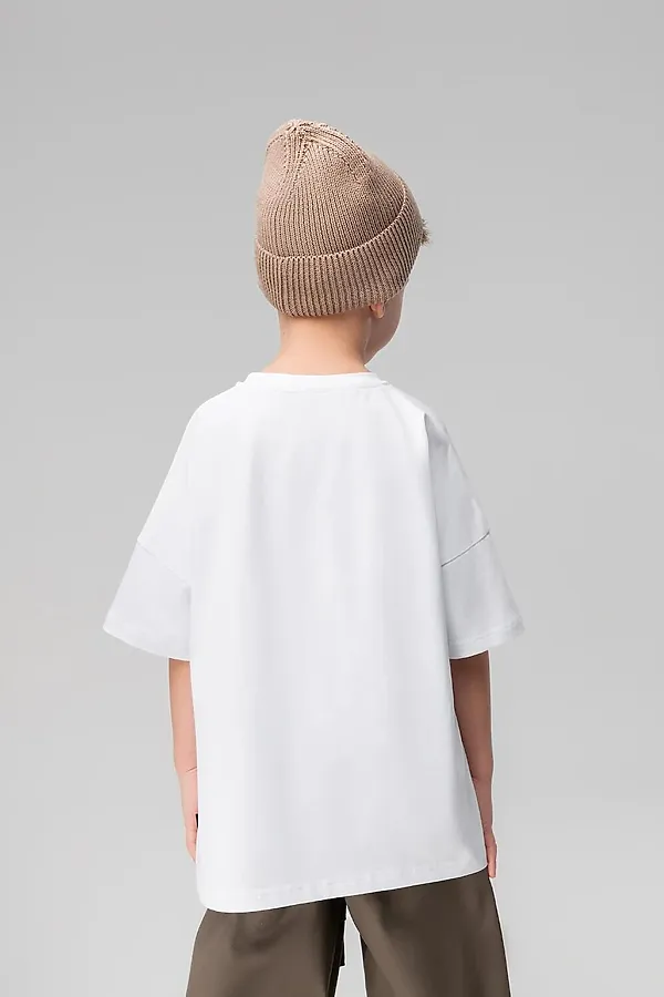 Футболка BODO-S, белый (коричневый) - фото 2