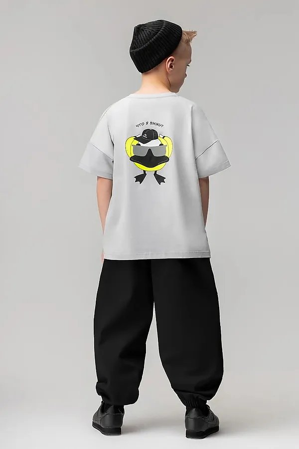 Футболка BODO-S, серый (салатовый) - фото 2