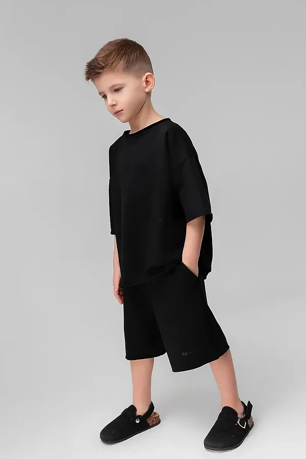 Костюм (Футболка+Шорты) BODO-S, черный - фото 2