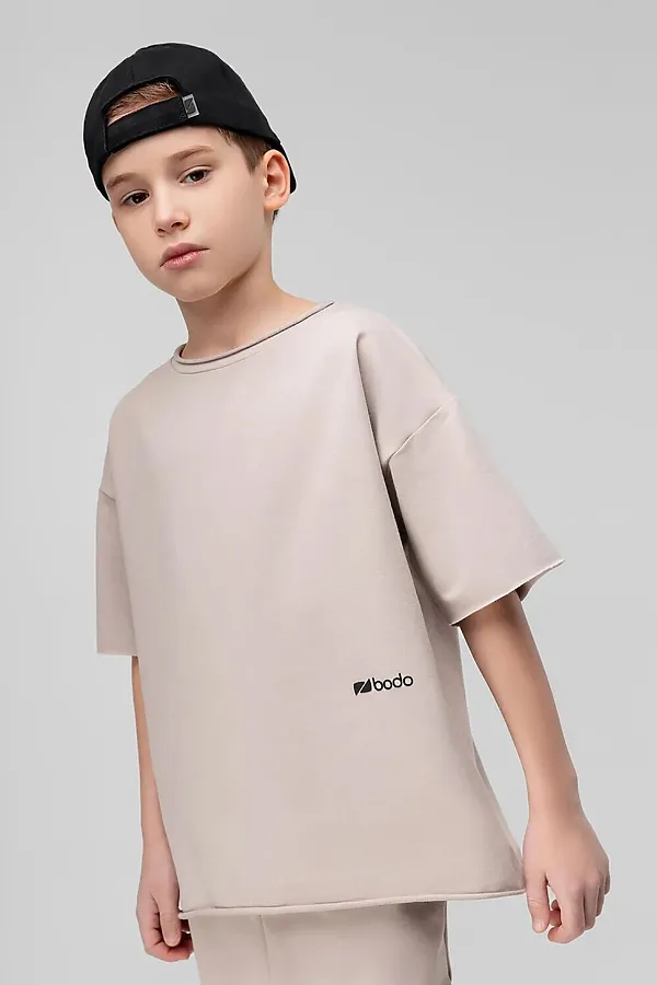 Костюм (Футболка+Шорты) BODO-S, светло-бежевый - фото 2