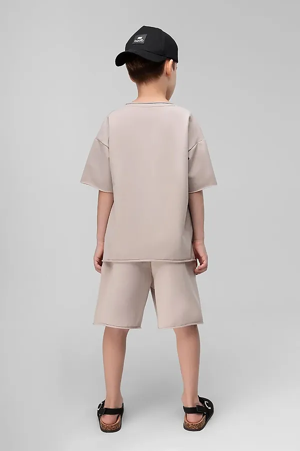 Костюм (Футболка+Шорты) BODO-S, светло-бежевый - фото 2