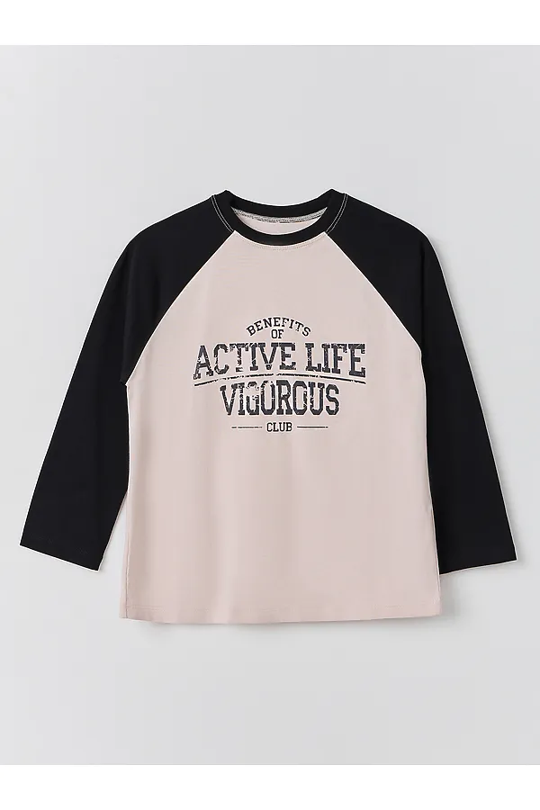 Джемпер для девочек MARK FORMELLE, льняной +печать - фото 2