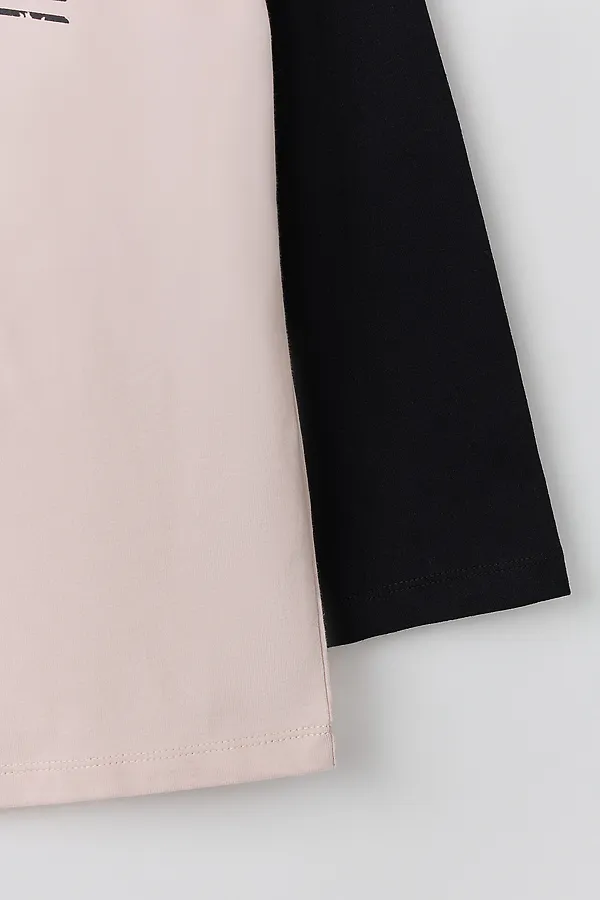 Джемпер для девочек MARK FORMELLE, льняной +печать - фото 2