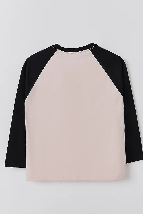 Джемпер для девочек MARK FORMELLE, льняной +печать - фото 2