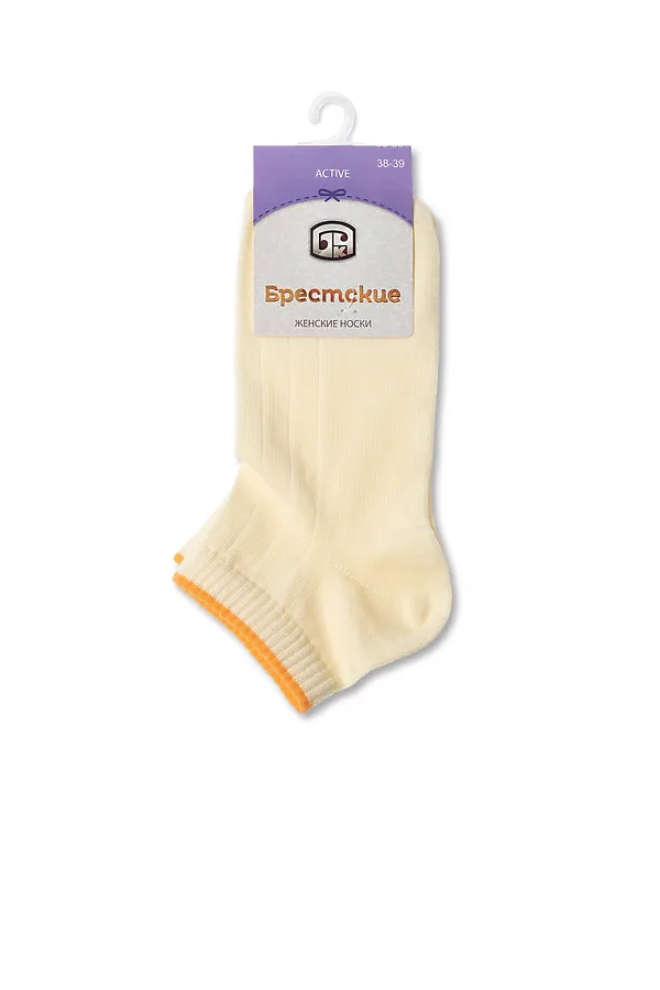Брестские Active 1301 Носки женские (Короткие) БРЕСТСКИЕ, светло-желтый - фото 2