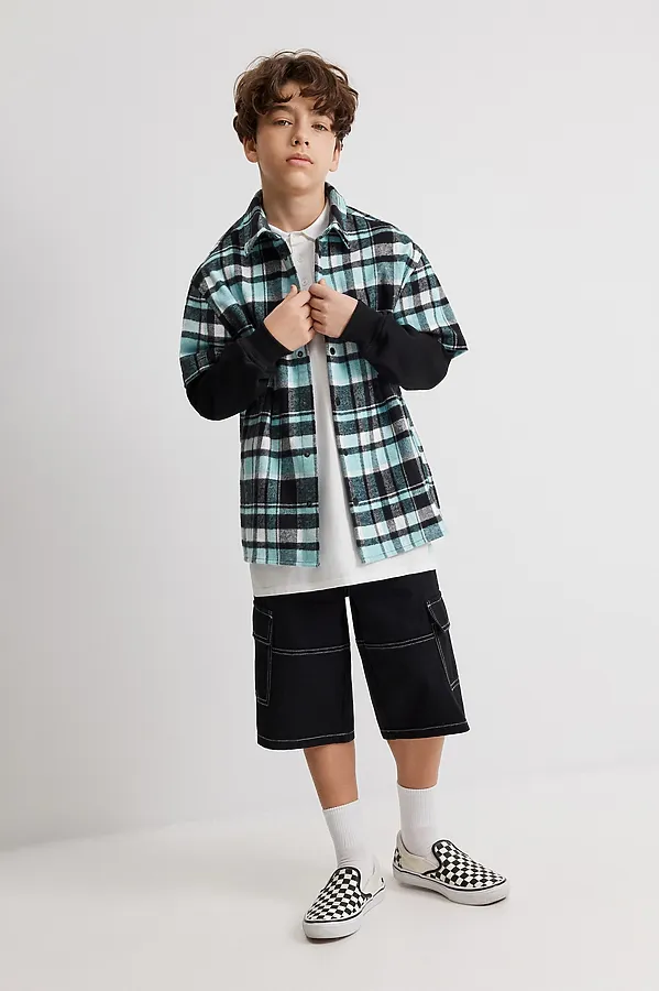 Рубашка-куртка ACOOLA, синяя клетка - фото 2