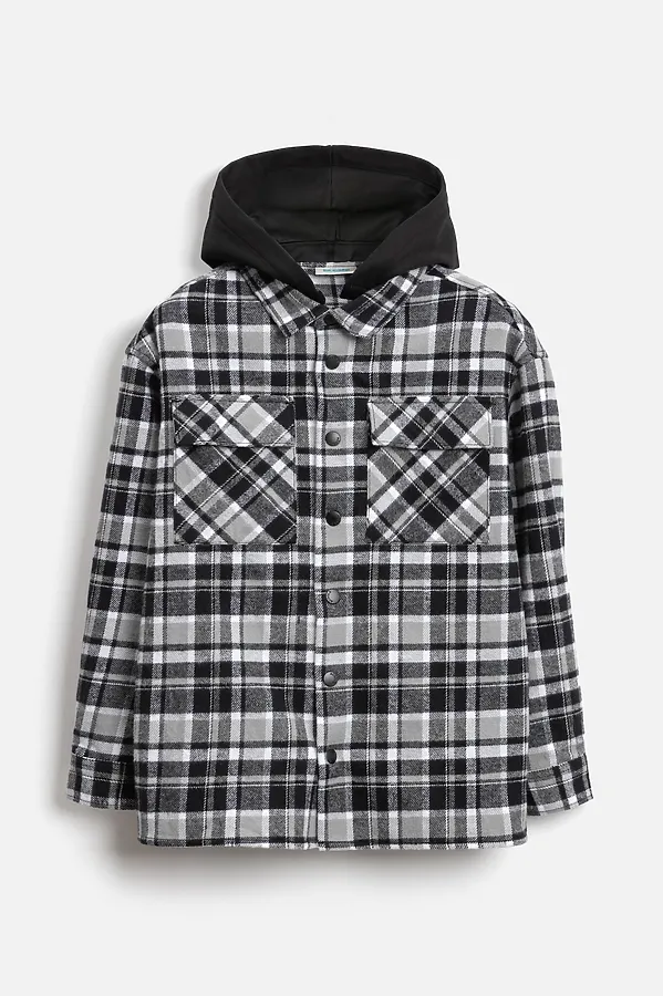 Куртка ACOOLA, черно-белая клетка - фото 2