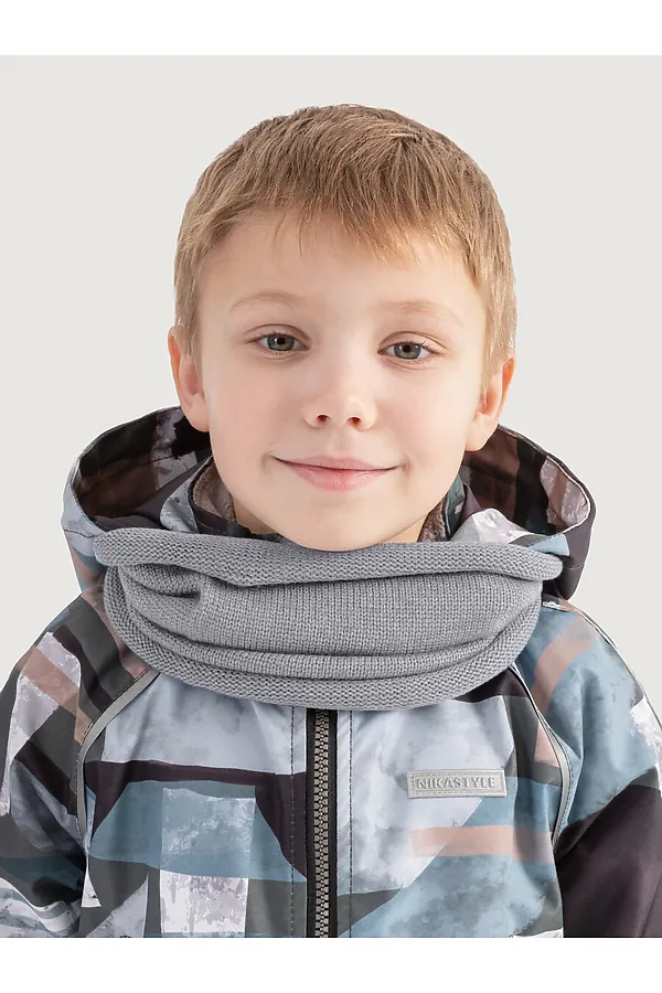 Снуд NIKASTYLE, серый меланж - фото 2
