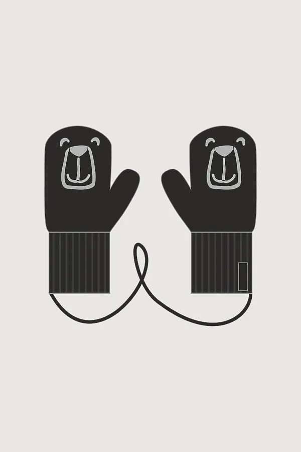 Варежки NIKASTYLE, черный - фото 2