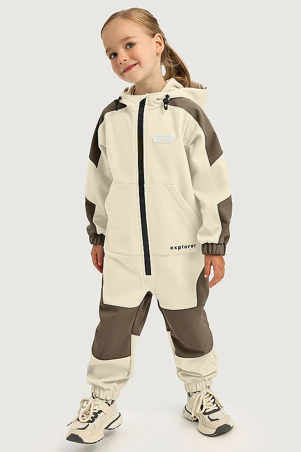 Комбинезон NIKASTYLE, кешью/кофе - фото 2