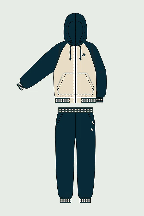 Костюм NIKASTYLE, океан/беж - фото 2