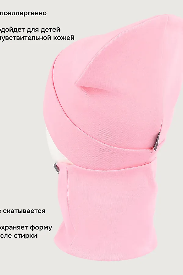 Комплект шапка и снуд NIKASTYLE, розовый - фото 2