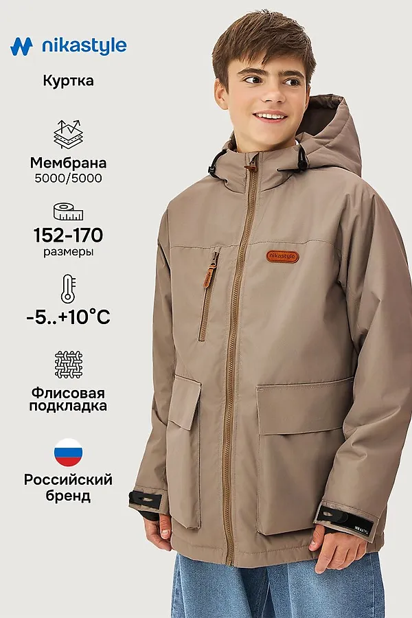 Куртка NIKASTYLE, кэмел - фото 2