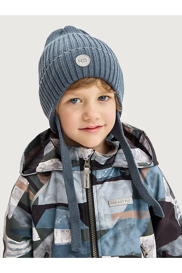 Шапка NIKASTYLE, джинс - фото 2