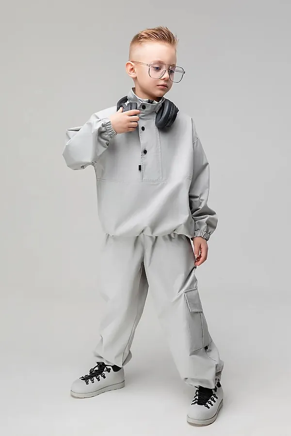 Костюм с анораком BODO, светло-серый - фото 2