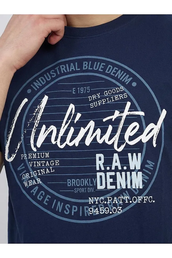 Футболка F5, темно-синий - фото 2