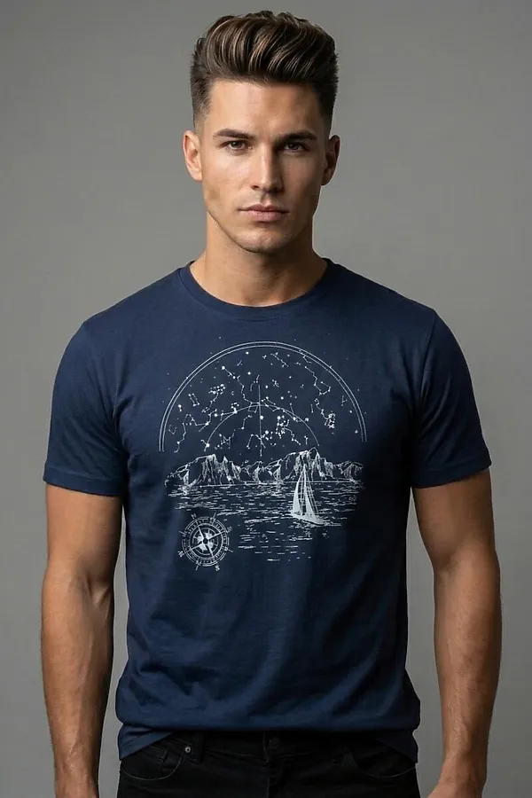 Футболка F5, темно-синий - фото 2