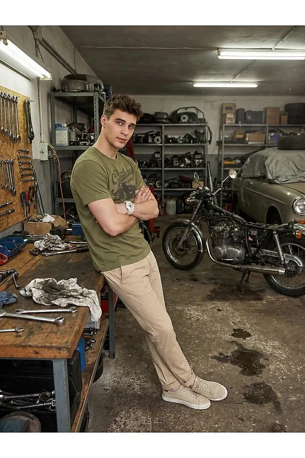 Футболка F5, хаки - фото 2