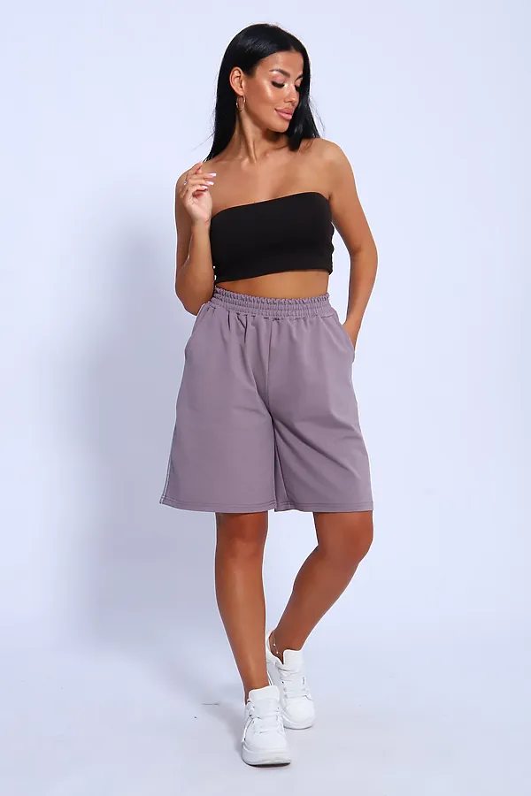 Шорты 35335 НАТАЛИ, сирень - фото 2