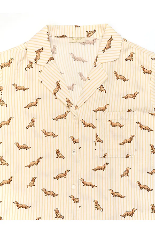 Женская пижама INDEFINI, молочный - фото 2