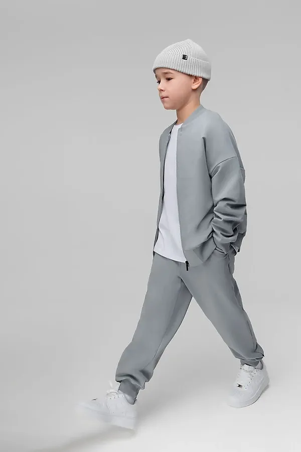 Комплект (Толстовка+Брюки) BODO, серый - фото 2