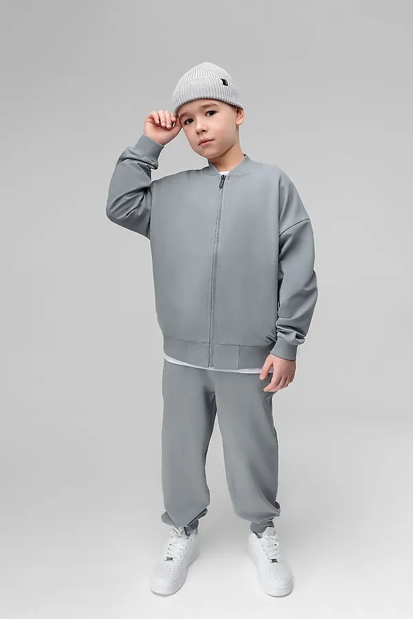 Комплект (Толстовка+Брюки) BODO, серый - фото 2