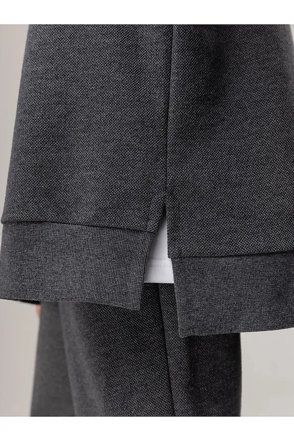 Костюм (Свитшот+Брюки) BODO, темно-серый меланж - фото 2