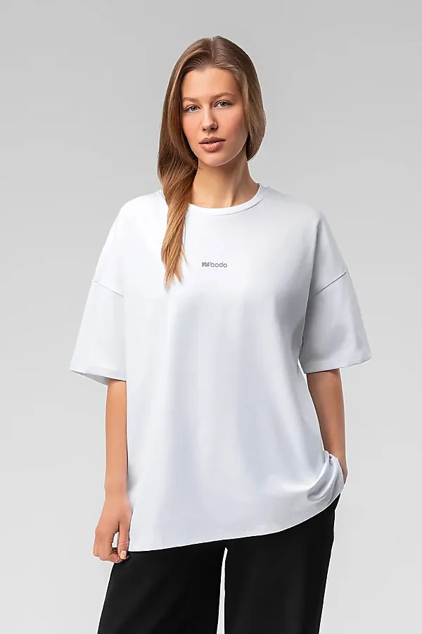 Футболка BODO, белый (темно-серый) - фото 2