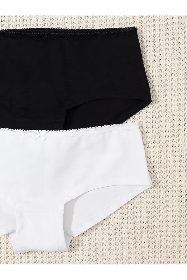 Трусы 2шт. CROCKID, белый, черный - фото 2