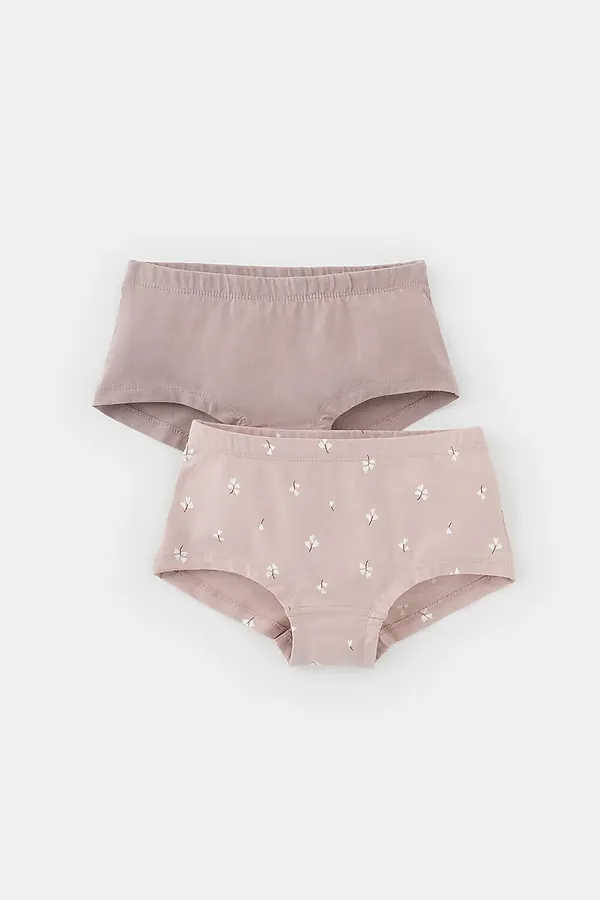 Трусы 2 шт. CROCKID, кофейный - фото 2