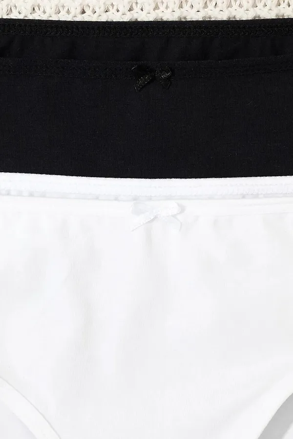 Трусы 2 шт. CROCKID, белый, черный - фото 2