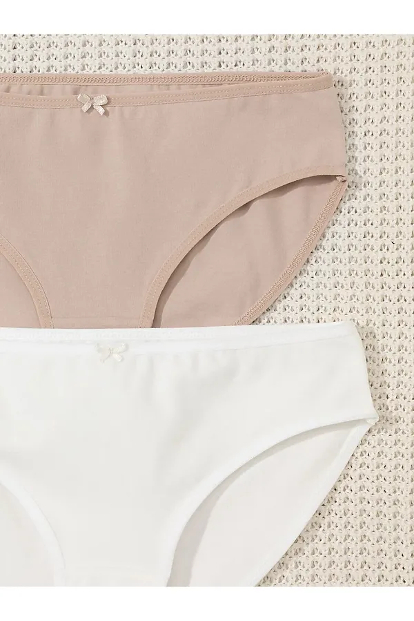 Трусы 2 шт. CROCKID, нюдовый беж - фото 2