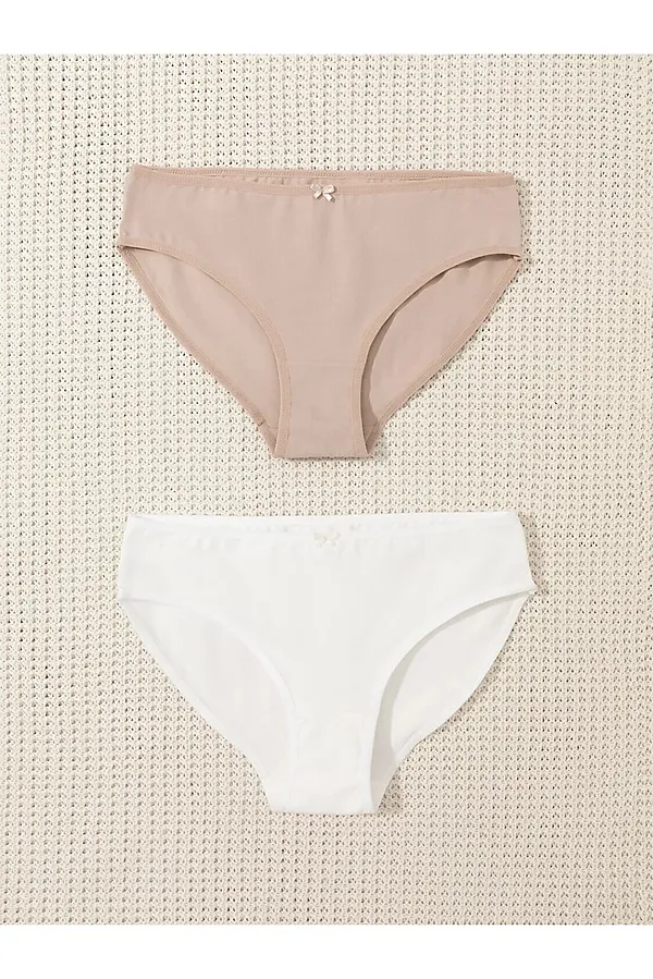 Трусы 2 шт. CROCKID, нюдовый беж - фото 2