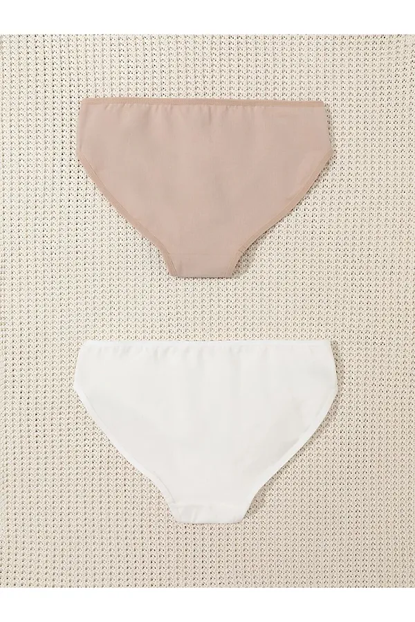 Трусы 2 шт. CROCKID, нюдовый беж - фото 2