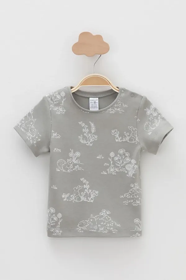 Футболки, 2 шт. CROCKID, оливкобый, бежевый - фото 2