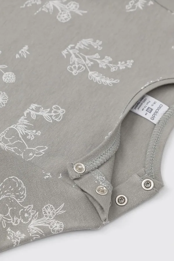 Футболки, 2 шт. CROCKID, оливкобый, бежевый - фото 2