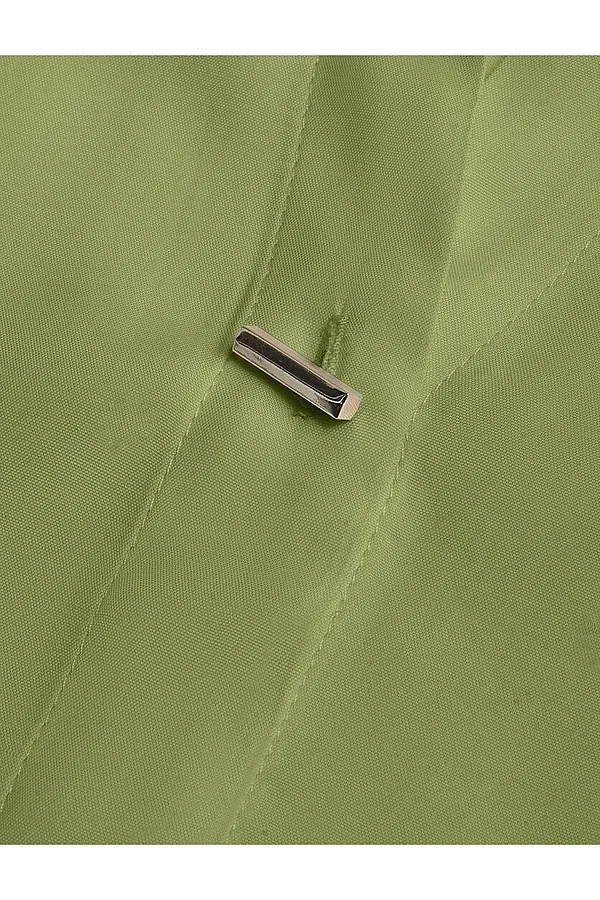 Блузка с широкими манжетами из вискозы с лиоцеллом VILATTE, светло-оливковый - фото 2