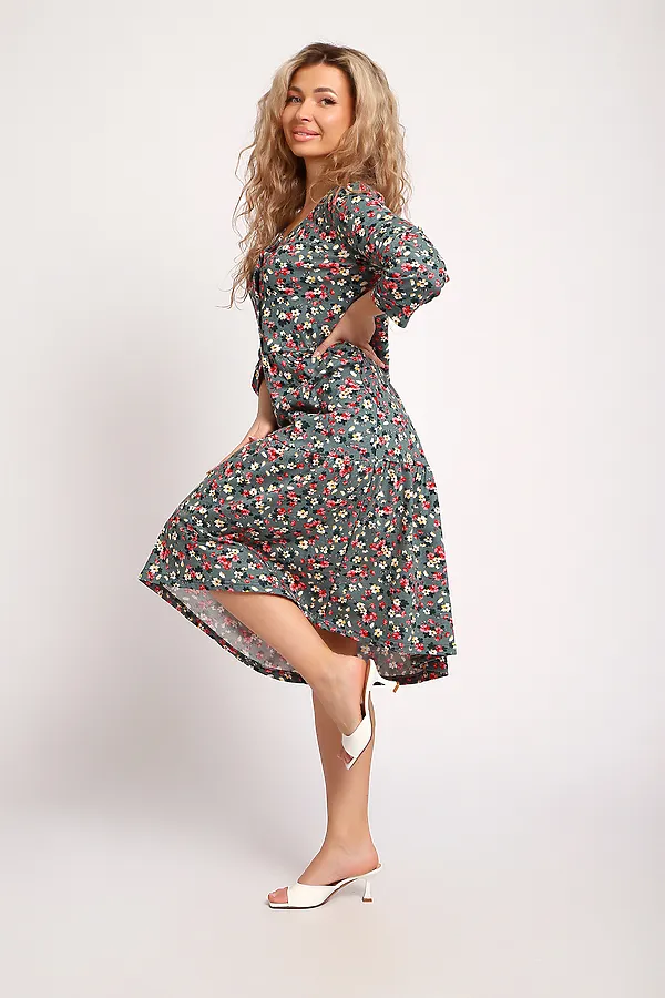 Платье 51208 НАТАЛИ, зеленый - фото 2