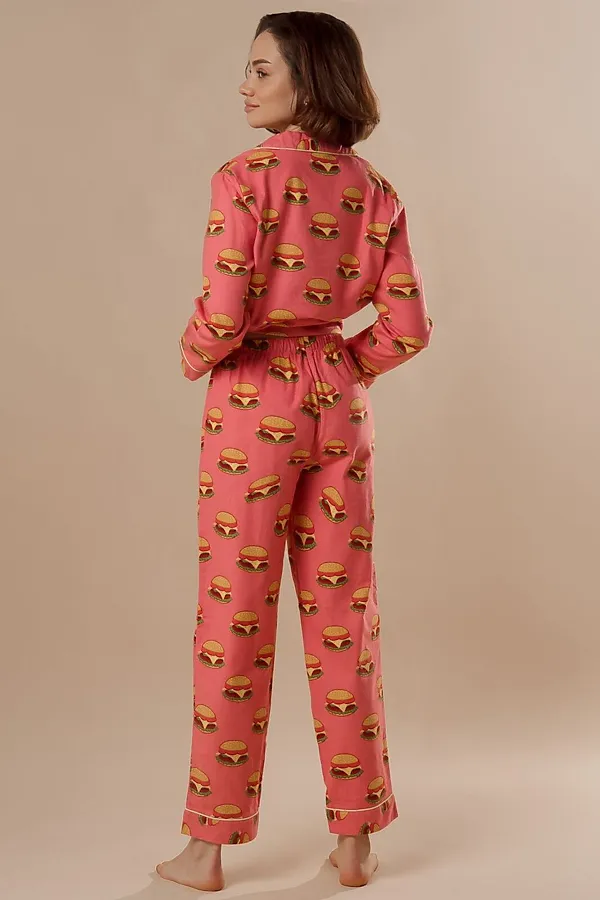 Женская пижама INDEFINI, розовый - фото 2