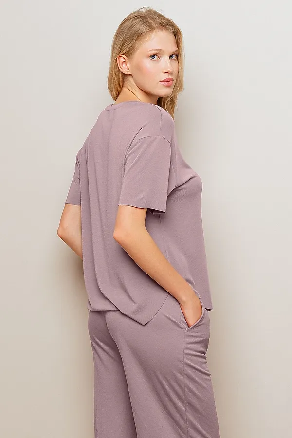 Женская пижама INDEFINI, лиловый - фото 2