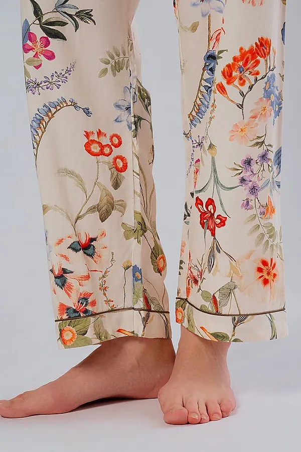 Женская пижама INDEFINI, молочный - фото 2